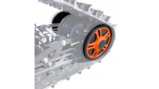 Комплект дополнительных внешних колёс 7 дюймов - Оранжевые