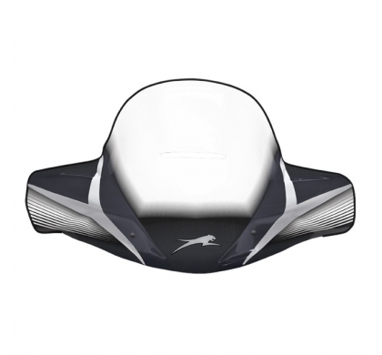 WINDSHIELD-WINDGUARD, BLACK