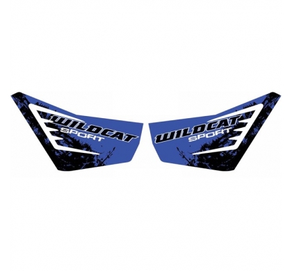 Wildcat Sport XT Door Cat Wraps - Viper Blue