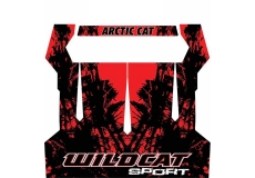 Wildcat Sport XT Roof Cat Wraps - Vibrant Red