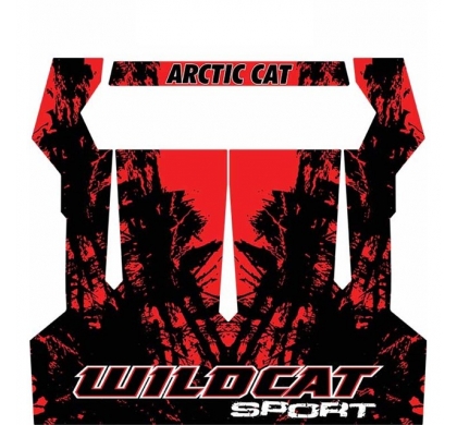 Wildcat Sport XT Roof Cat Wraps - Vibrant Red