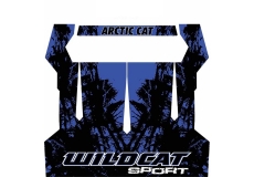 Wildcat Sport XT Roof Cat Wraps - Viper Blue