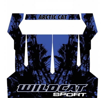 Wildcat Sport XT Roof Cat Wraps - Viper Blue