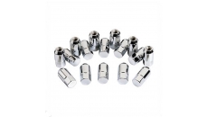 METRIC LUG NUTS FOR ALUMINUM RIMS, SET OF 16 NUTS