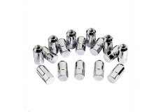 METRIC LUG NUTS FOR ALUMINUM RIMS, SET OF 16 NUTS