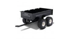 Tandem Axle Metal Utility Cart