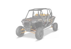 RZR XP 4 1000 Low Profile Rock Sliders - White