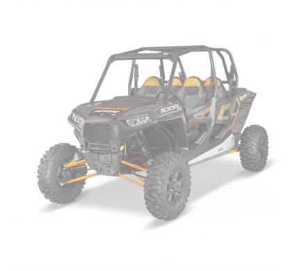 RZR XP 4 1000 Low Profile Rock Sliders - White