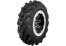 REBLR 14 Flat Black Beadlock Wheel W/ Itp Mud Lite Tires