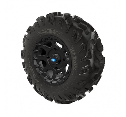 Pro Armor Attack Tire With Shackle Wheel- Matte Black