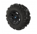 Pro Armor Attack Tire With Shackle Wheel- Matte Black