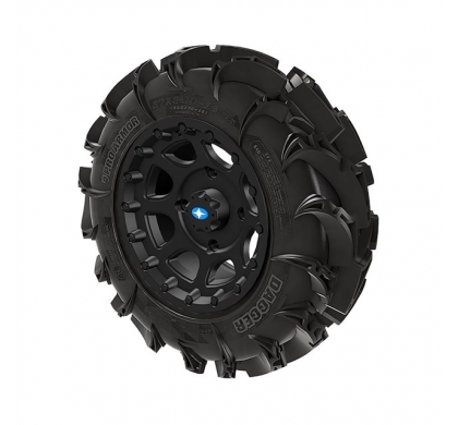 Pro Armor Dagger Tire With Shackle Wheel- Matte Black