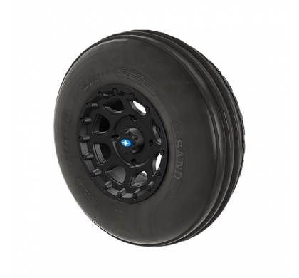 Pro Armor Sand Tire With Shackle Wheel- Matte Black