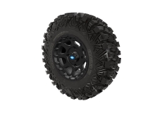 Pro Armor Crawler XR Tire With Shackle Wheel- Matte Black