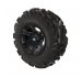 Pro Armor Attack Tire With Sixr Wheel- Matte Black