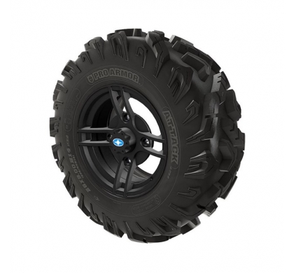 Pro Armor Attack Tire With Split Wheel- Matte Black