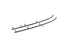 60°, 4' Carbide (Steel Ski) - Black