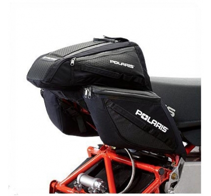 Snowmobile Trunk & Saddle Bag - Black