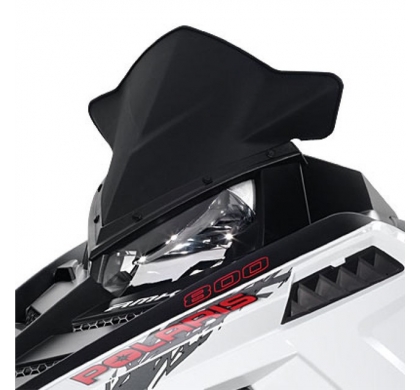 Snowmobile Low/Mid Windshield - Matte Black