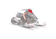 AXYS® Snowmobile Low Windshield - Red