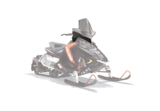 AXYS® Snowmobile Extra Tall Windshield - Smoke