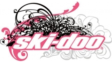Наклейка Ski-Doo Pink Evolution