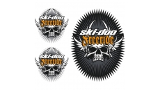 Наклейка Ski-Doo Freeride Skulls