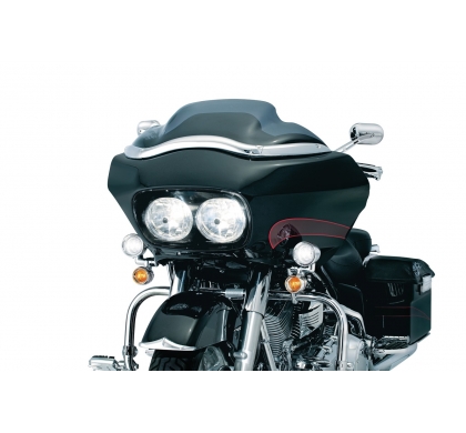 Fairing Mounted Driving Lights with Turn Signals