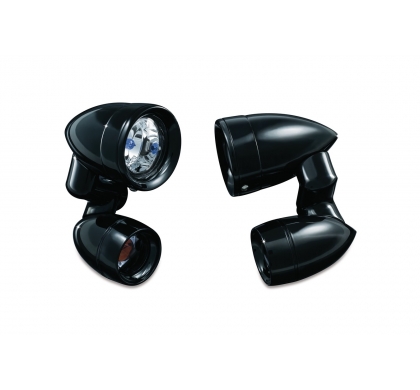 Fairing Mounted Driving Lights with Turn Signals