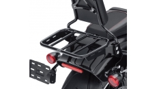 Sport Luggage Rack for HoldFast Sissy Bar Uprights - Gloss Black