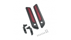 Gloss Black Saddlebag Latch and Hinge Kit