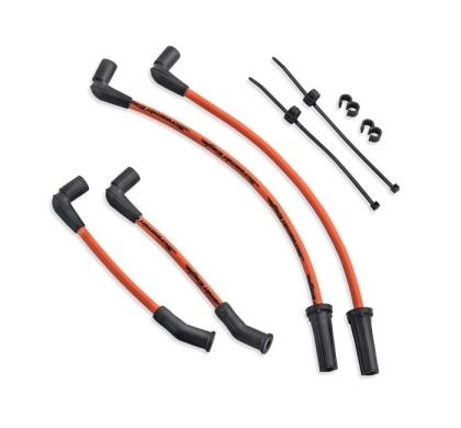 Screamin' Eagle 10MM Phat Spark Plug Wires - Orange