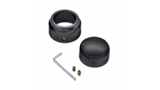 Rear Axle Nut Covers - Gloss Black