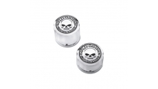 Willie G Skull Rear Axle Nut Covers
