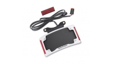 Curved License Plate Frame with LED Lighting