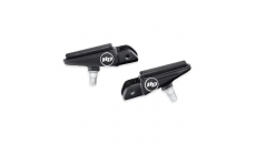 Defiance Rider Footpegs - Black Anodized