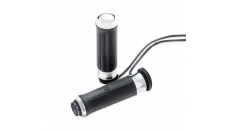 Contoured Chrome and Rubber Heated Hand Grips