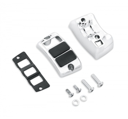 Chrome Auxiliary Accessory Switch Housing Kit