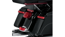 Electra Glo LED Saddlebag Run/Brake/Turn Lamp – Black Housing/Red Lens