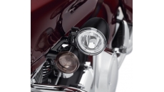 Road Glide LED Fog Lamp Mount Kit - Gloss Black