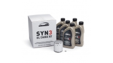 5 Qt. SYN3 Full Synthetic Motorcycle Lubricant Oil Change Kit – Chrome Filter