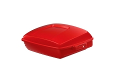 Chopped Tour-Pak Luggage - Rally Red