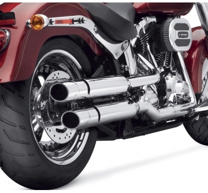 Screamin' Eagle Street Cannon Slip-On Mufflers – Softail Shotgun