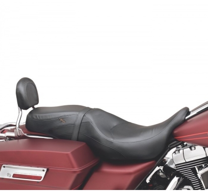 Low-Profile Leather Bucket Seat