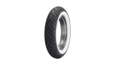 Dunlop Tire Series - D408F 130/90B16 Wide Whitewall - 16 in. Front