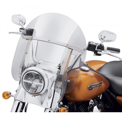 H-D Detachables 16 in. Windshield - Light Smoke