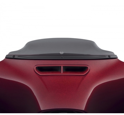 Grooved Black Windshield Trim
